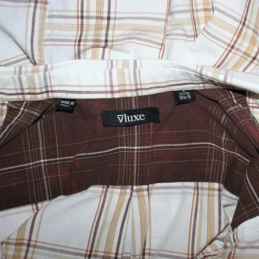 Vluxe Short Sleeve Button Front Shirt Size Men's S - Picture 1 of 3
